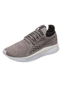 Puma, Herren Sneaker 'TSUGI Netfit v2 evoKNIT', Dunkelgrau / Wei&szlig;