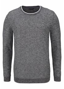 Bruno Banani, Herren Rundhalspullover, Dunkelgrau