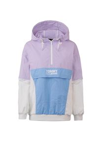 Tommy Jeans, Damen Windbreaker, Himmelblau / Pastelllila / Weiß