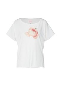 Oh Yeah!, Damen Shirt 'Peonie', Wei&szlig;