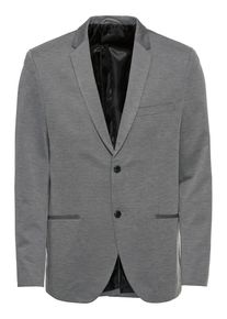 Jack & Jones JACK & JONES, Herren Sakko 'JPRSTEVEN BLAZER NOOS', Hellgrau / Graumeliert