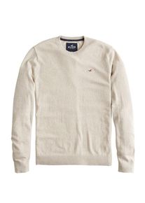 Hollister, Herren Pullover 'FG CORE CREW', Sand