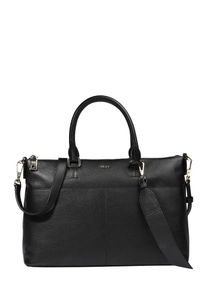 DKNY, Damen Tasche 'ESSEX-TZ SATCHEL-AMSTEL PEBBLE', Gold / Schwarz