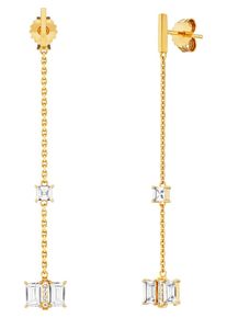 CAI Caï, Damen Ohrhänger '132220559', Gold / Weiß