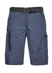 s.Oliver RED LABEL, Herren Cargo-Bermuda, Taubenblau