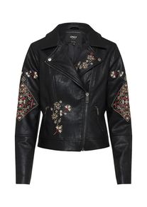 Only, Damen Lederjacke, Schwarz