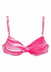 Sunseeker, Damen Bügel-Top 'Physical', Pink / Weiß
