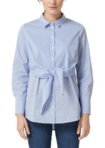 s.Oliver RED LABEL, Damen Bluse, Blau / Weiß