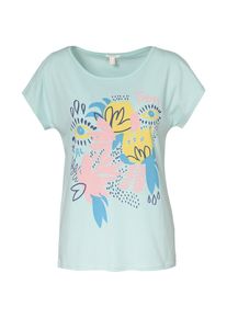 Esprit, Damen T-Shirt, Marine / Hellblau / Gelb / Mint / Rosa