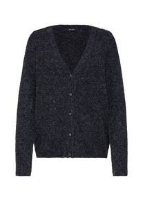 Véro Moda VERO MODA, Damen Strickjacke 'VMDOFFY STRUCTURE LS V-NECK CARDIGAN', Schwarz