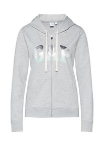 GAP, Damen Sweatshirt 'GRAD FZ HD', Graumeliert