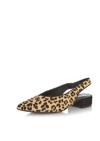 Dune LONDON, Damen Slipper 'CELENE', Braun / Schwarz