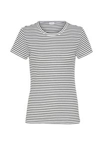 Jacqueline de Yong, Damen T-Shirt 'CHRISTINE', Hellgrau / Schwarz