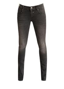 COCCARA, Damen Jeans 'Curly Shine', Schwarz