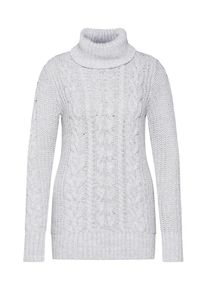 GAP, Damen Pullover 'SH CABLE TNECK', Hellgrau