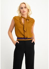 Nicowa, Damen Bluse 'OFILDA', Goldgelb
