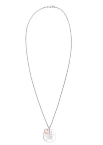 Elli, Damen Halskette 'Bi Color, Herz', Rosegold / Silber
