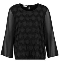 Gerry Weber, Damen Bluse, Schwarz