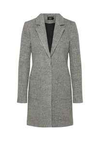 Only, Damen Mantel 'STONE WOOL COAT', Hellgrau / Graumeliert