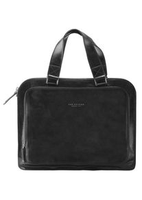 The Bridge, Damen Jade Handtasche Leder 40 cm, Schwarz