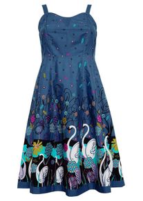 Joe Browns, Damen Tr&auml;gerkleid, Himmelblau / Neonpink / Schwarz / Wei&szlig;