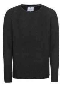 Revolution, Herren Strickpullover, Dunkelgrau