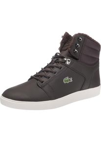 Lacoste, Herren Orelle Sneakers, Dunkelbraun / Wei&szlig;
