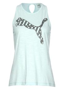 Puma, Damen Tanktop 'Twist It', Azur / Schwarz