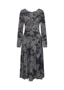 Review, Damen Kleid 'TRIANGL MIDI AOP', Grau