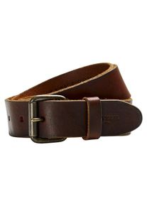 Jack & Jones JACK & JONES, Herren Brauner Gürtel mit Rollschnalle, Kastanienbraun