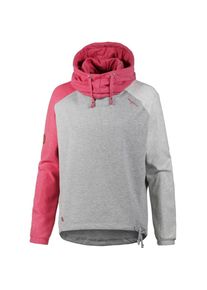 Mazine, Damen Hoodie, Graumeliert / Dunkelpink