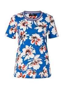 Hallhuber, Damen T-Shirt, Royalblau / Rot / Schwarz / Weiß