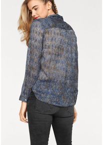 Garcia, Damen Hemdbluse, Dunkelblau