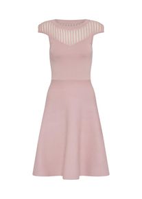 French Connection, Damen Kleid 'Rose Crepe Knit', Altrosa