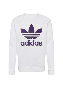 adidas originals, Herren Sweatshirt 'APPLIQUE TREFOIL CREW', Dunkelblau / Wei&szlig;