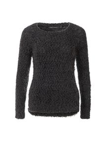 emoi, Damen Pullover, Dunkelgrau