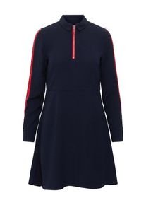 Noisy may, Damen Kleid, Nachtblau / Feuerrot