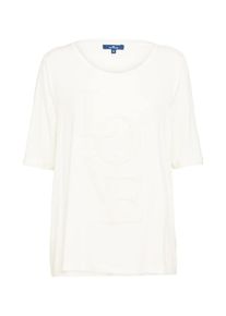 Tom Tailor, Damen T-Shirt 'love shirt', Offwhite