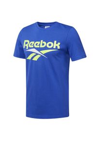 Reebok CLASSIC, Herren Tee 'Vector', Blau / Kiwi / Weiß