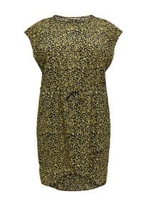 Only Carmakoma, Damen Kleid, Schilf / Schwarz