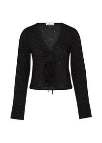 EDITED, Damen Bluse 'Sheila', Khaki / Schwarz