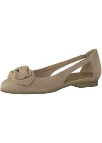 Tamaris, Damen 'Ballerina mit seitlichen cut-outs', Rosa