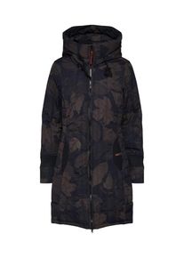 Khujo, Damen Mantel 'JERRY PRIME2 (HQ+HR)', Khaki / Schwarz