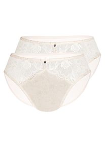 Sassa Mode Sassa, Damen Slip 'Lovely Day', Beige / Pastellpink