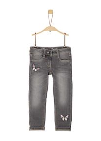 s.Oliver Junior, Mädchen Jeans, Greige / Grey Denim / Hellgrau