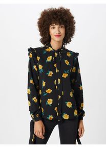 Fashion Union, Damen Bluse 'ABETTI', Gelb / Schwarz