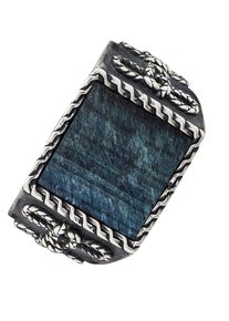 CAI Ca&iuml;, Herren Ring 'C4226R/90/AG/58', Blau / Silber