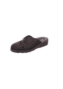 Romika, Damen Hausschuhe, Grau / Schwarz