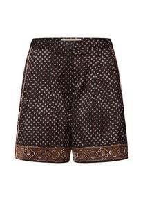 Scotch & Soda SCOTCH & SODA, Damen Shorts 'Printed pyjama shorts', Sand / Schwarz