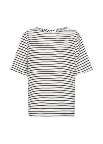Pieces, Damen T-Shirts 'MISA', Schwarz / Weiß